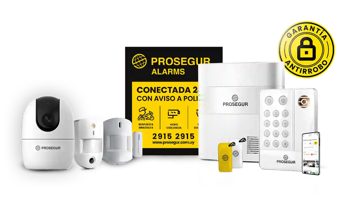 Elementos de la alarma Prosegur Uruguay Elementos de la alarma Prosegur Uruguay